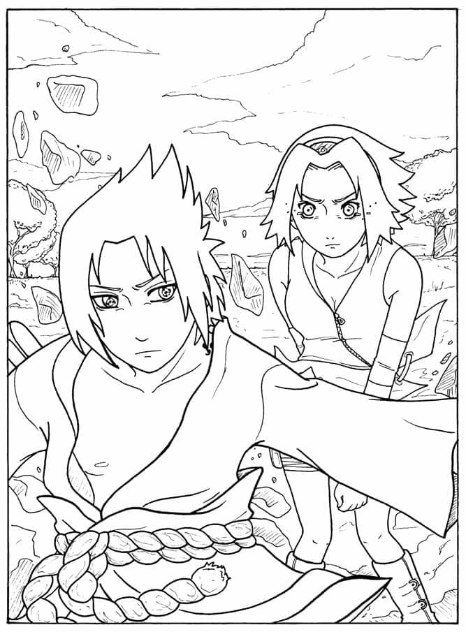 Sasuke de colorat p24