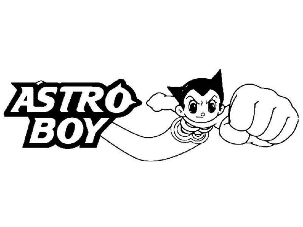 Astro boy de colorat p01