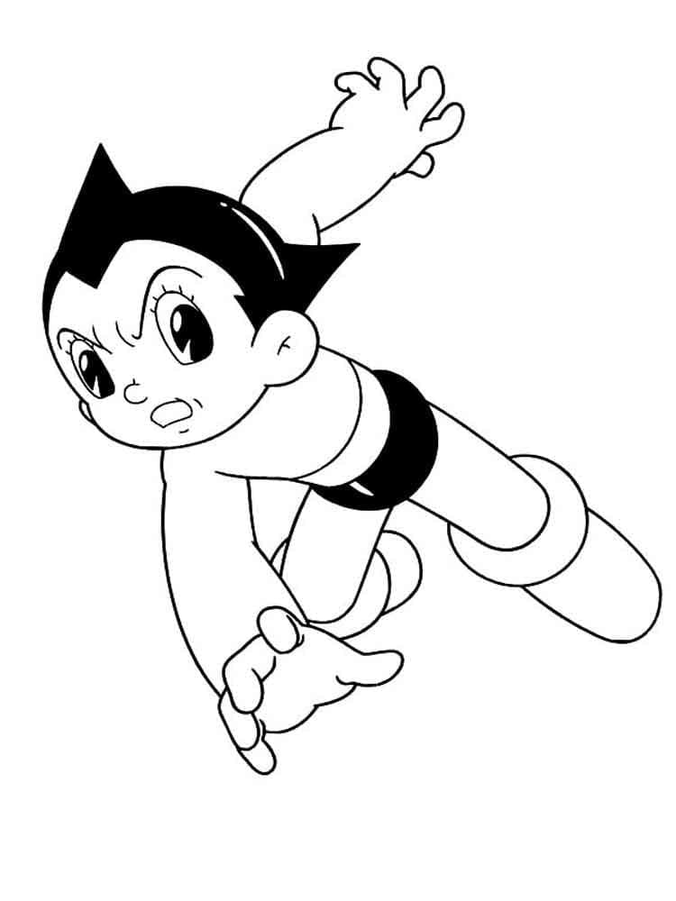 Astro boy de colorat p05