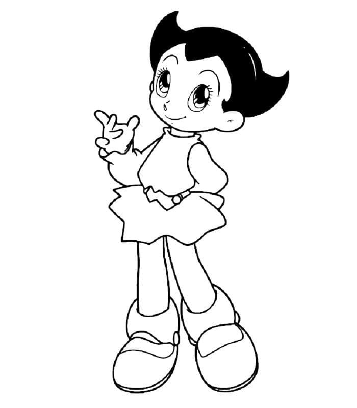 Astro boy de colorat p08