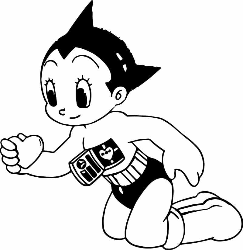 Astro boy de colorat p09