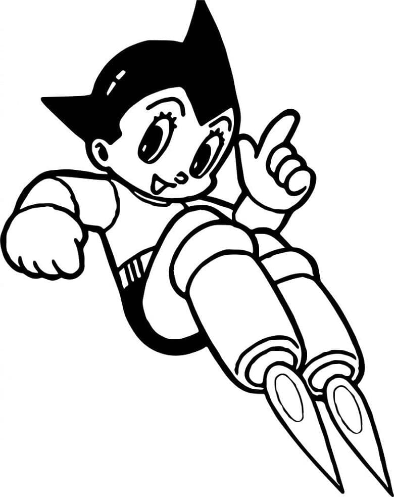 Astro boy de colorat p11