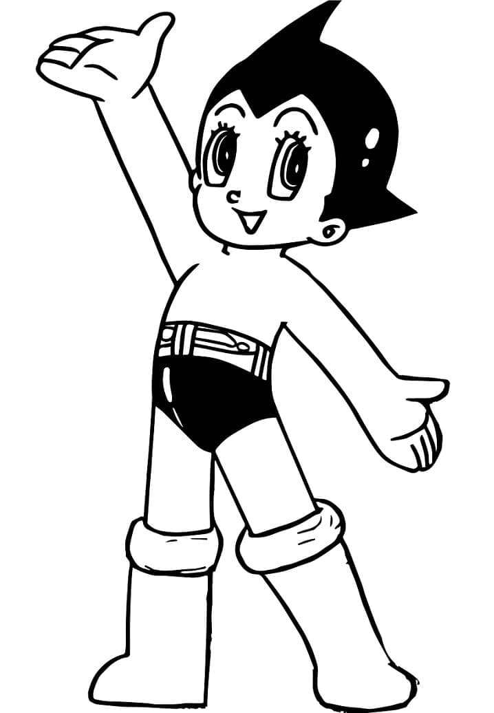 Astro boy de colorat p12