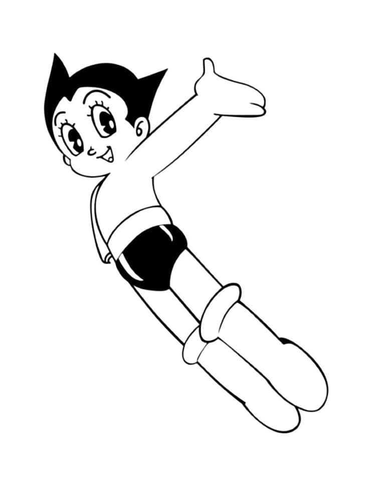 Astro boy de colorat p13