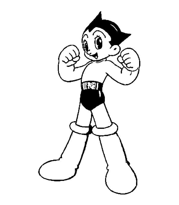 Astro boy de colorat p14