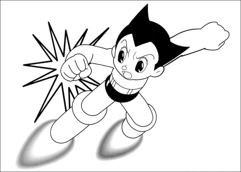 Astro boy de colorat p15