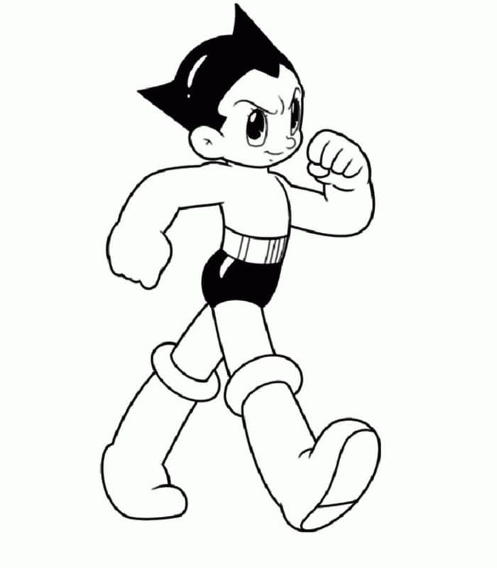 Astro boy de colorat p18