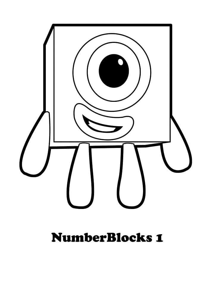 Numberblocks de colorat p03