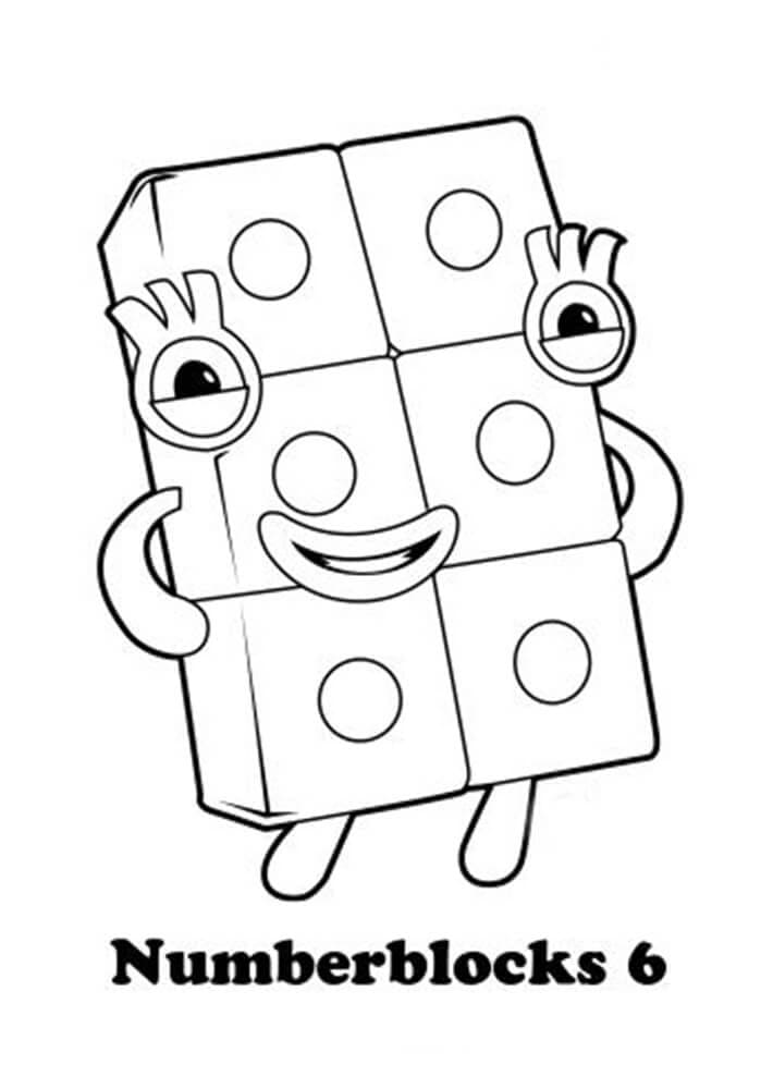 Numberblocks de colorat p08