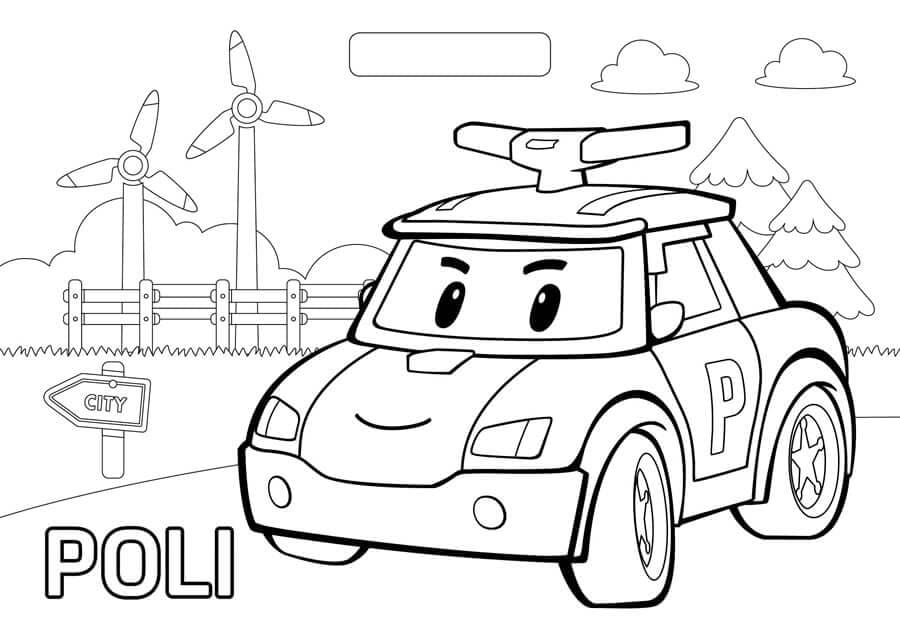 Robocar poli de colorat p09