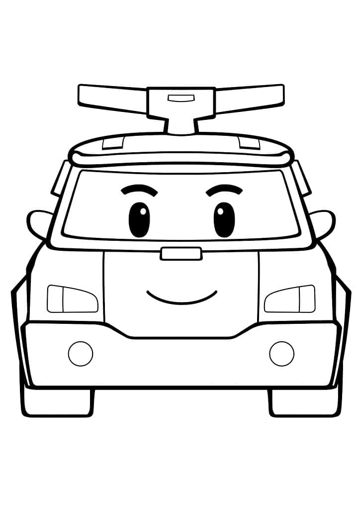 Robocar poli de colorat p18