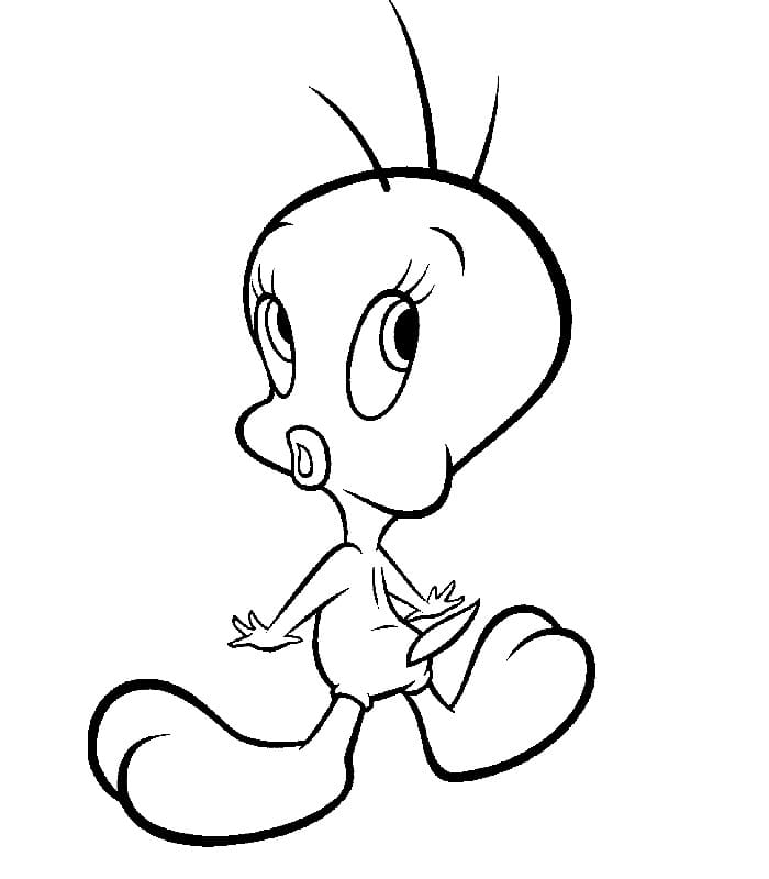 Tweety de colorat p14