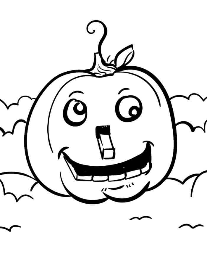 Fise de Colorat cu Dovleac de Halloween Gratuite Pentru Copii