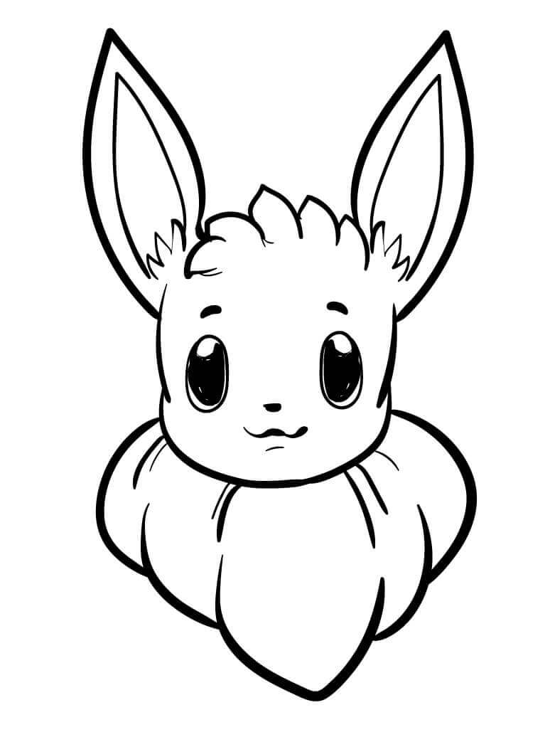 Fise de Colorat cu Eevee Imprimabile
