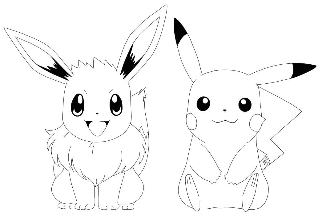 Eevee pokemon de colorat p15