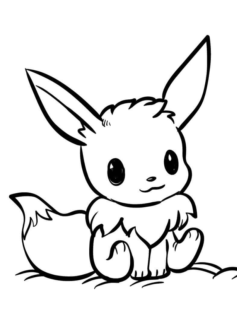Fise de Colorat cu Minunatul Eevee