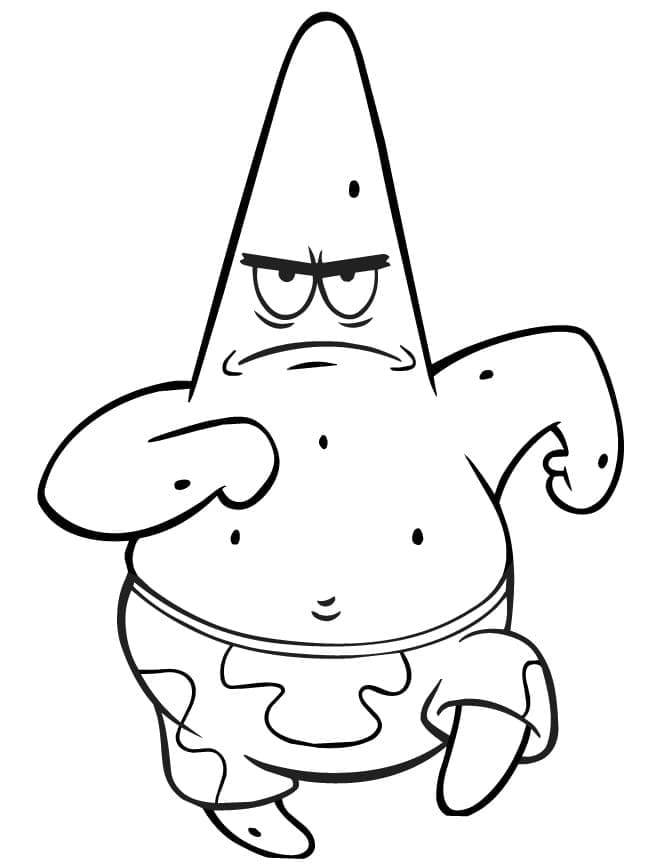 Patrick star de colorat p29