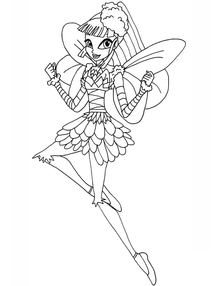 Winx de colorat p28