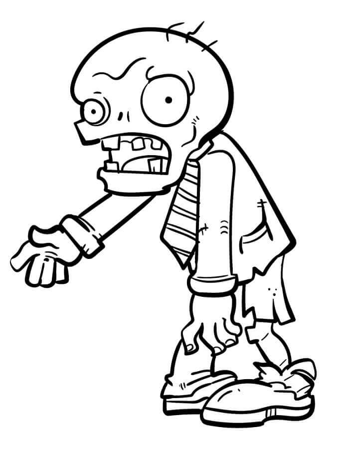 Fise de Colorat cu Plants vs Zombies Gratuite