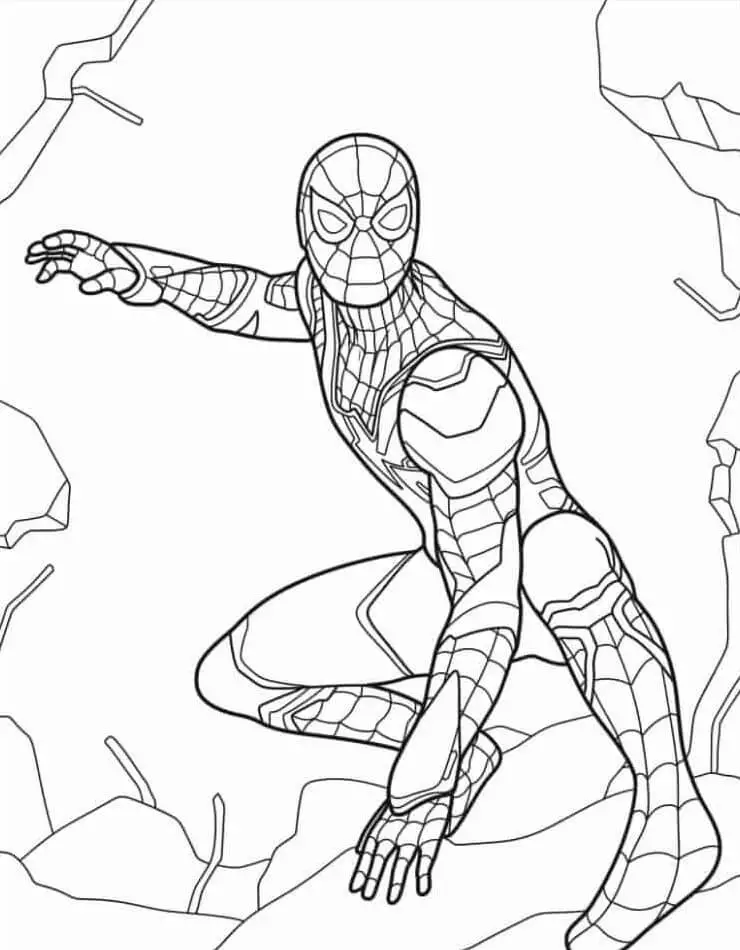Fise de colorat cu Avengers de colorat p21