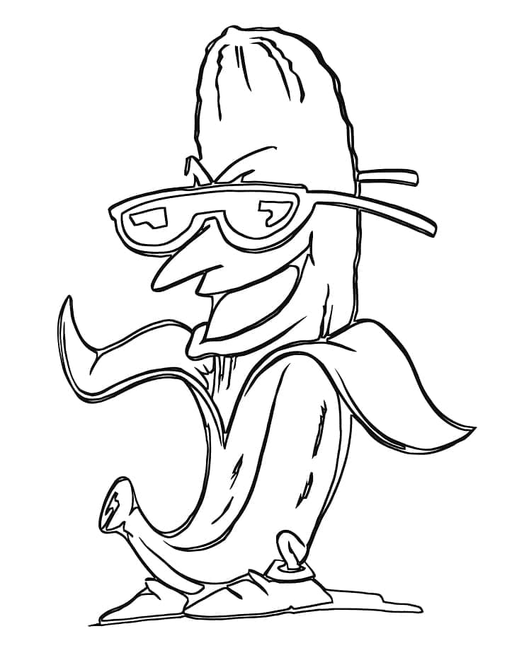 Banana de colorat p04
