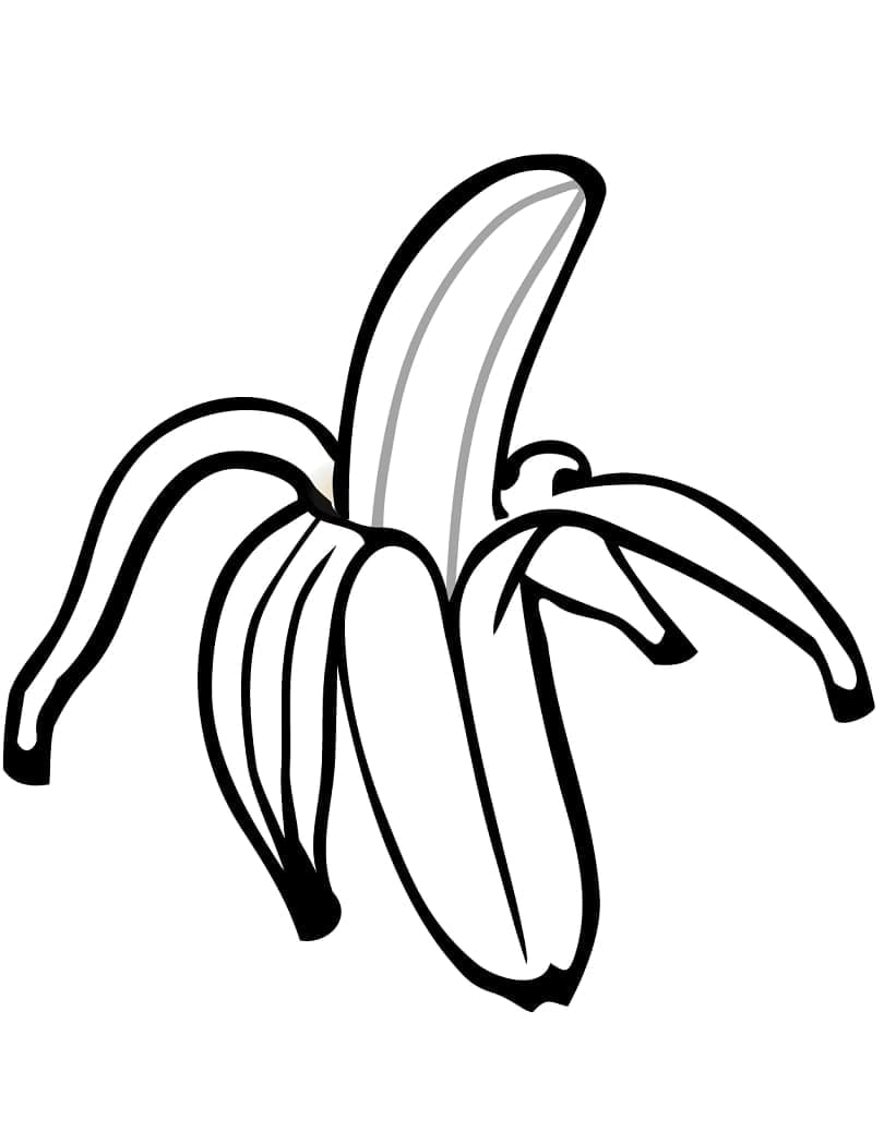 Banana de colorat p09