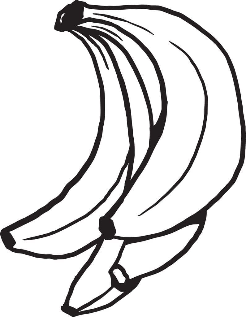 Banana de colorat p12