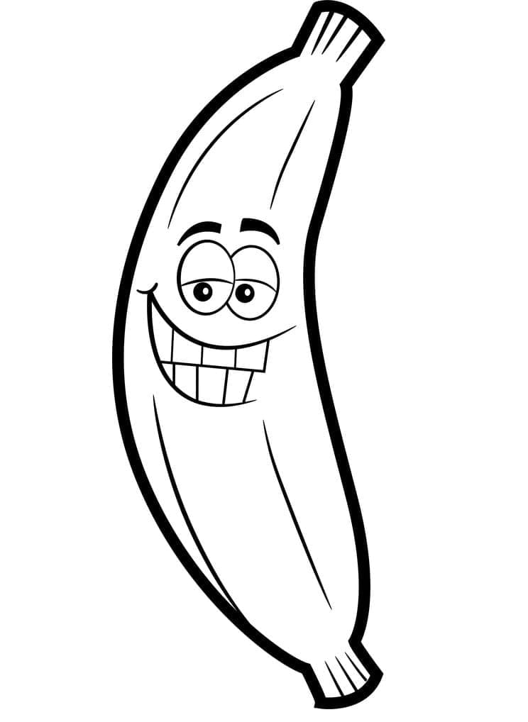 Banana de colorat p17