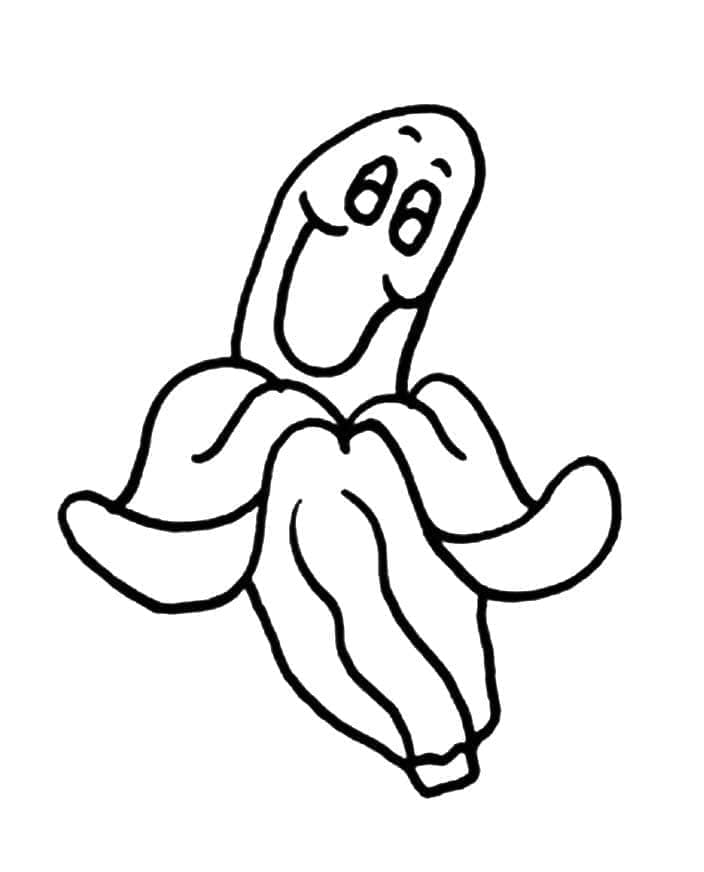 Banana de colorat p18
