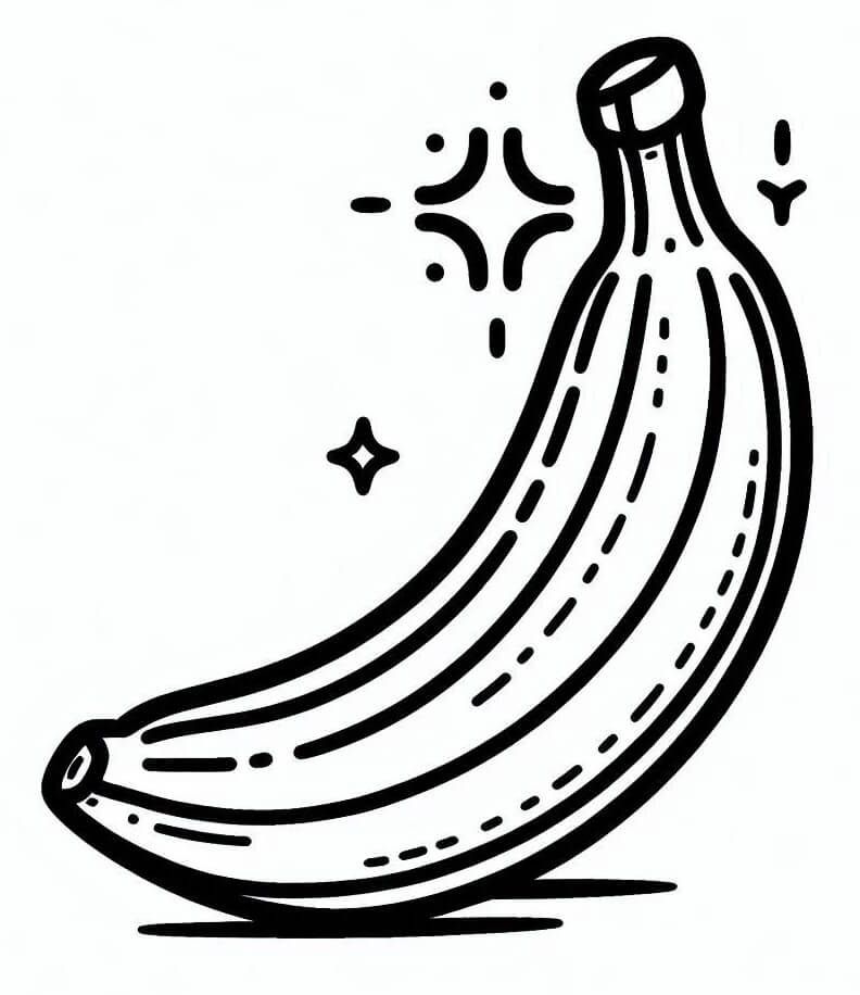 Banana de colorat p27