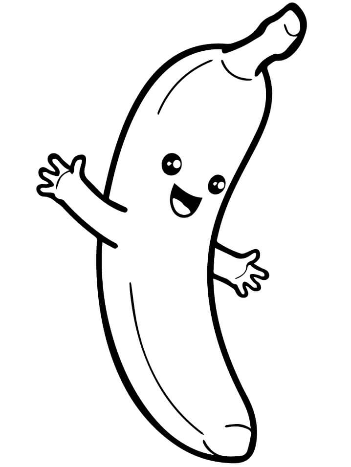 Banana de colorat p29