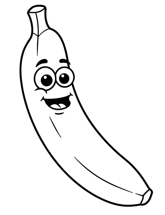 Banana de colorat p34