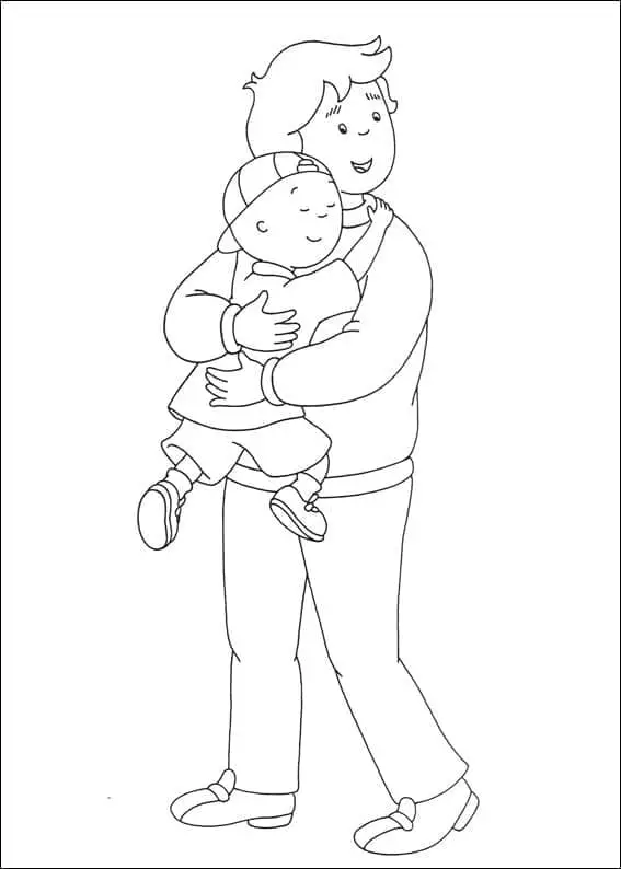 Fise de colorat cu Caillou de colorat p05