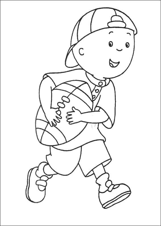 Fise de colorat cu Caillou de colorat p10