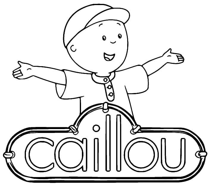 Fise de colorat cu Caillou de colorat p11