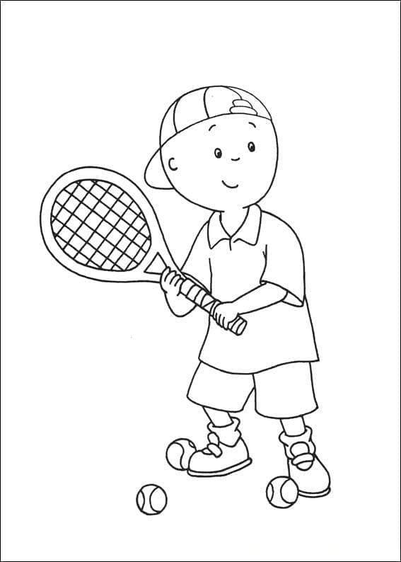 Fise de colorat cu Caillou de colorat p20