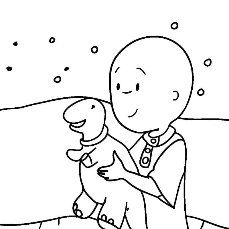 Fise de colorat cu Caillou de colorat p21