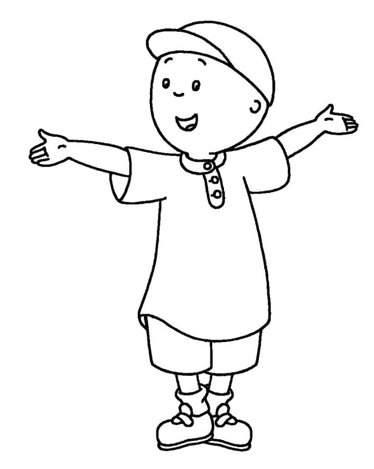 Fise de colorat cu Caillou de colorat p22