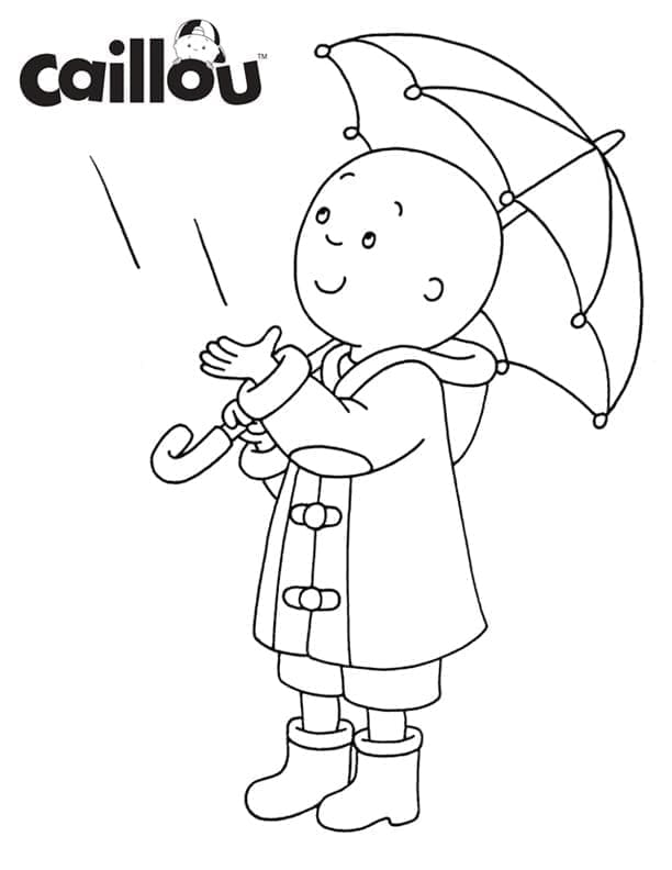 Fise de colorat cu Caillou de colorat p24
