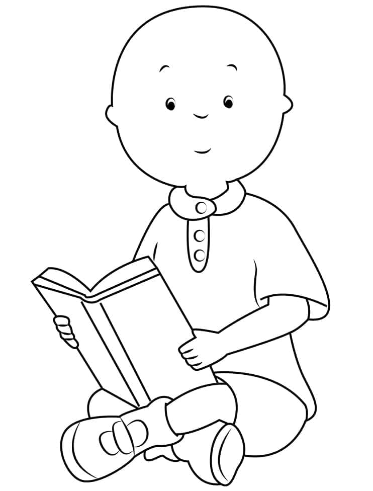 Fise de colorat cu Caillou de colorat p27