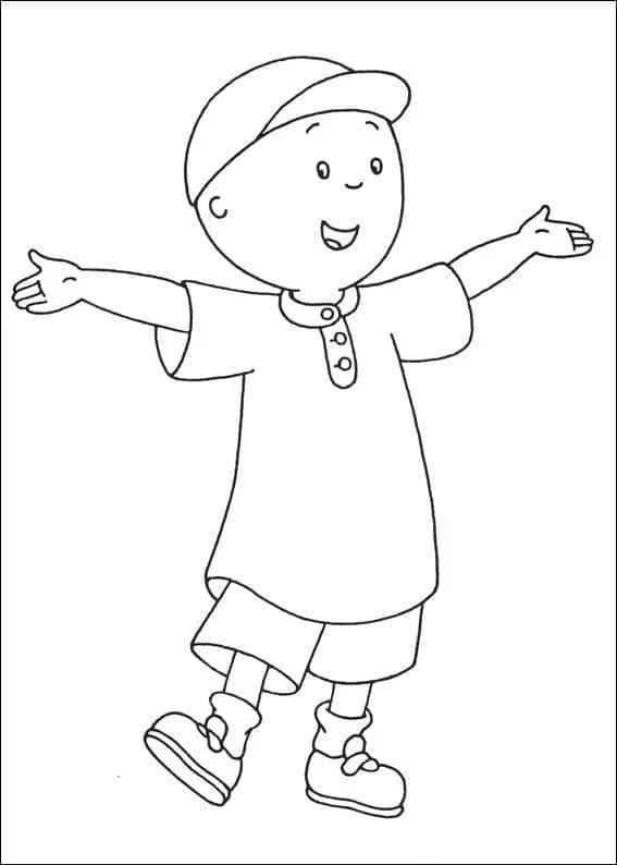 Fise de colorat cu Caillou de colorat p29