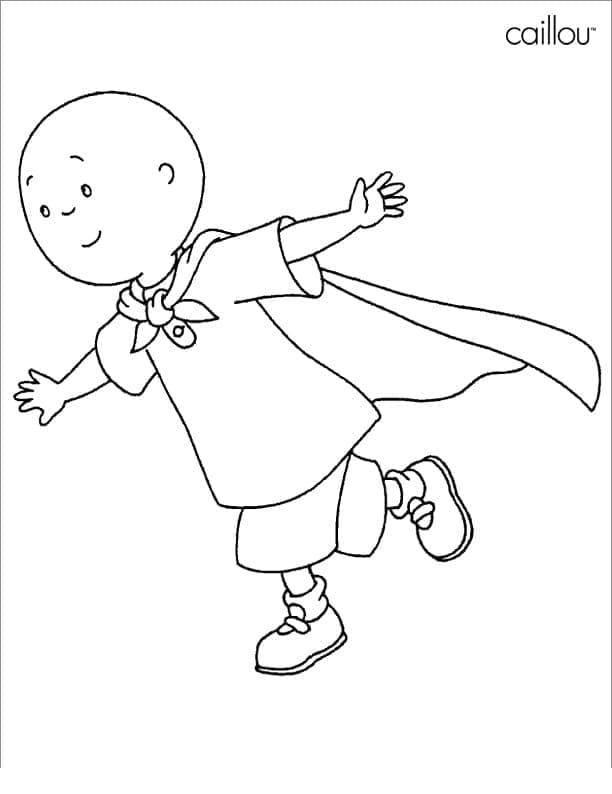 Fise de colorat cu Caillou de colorat p30