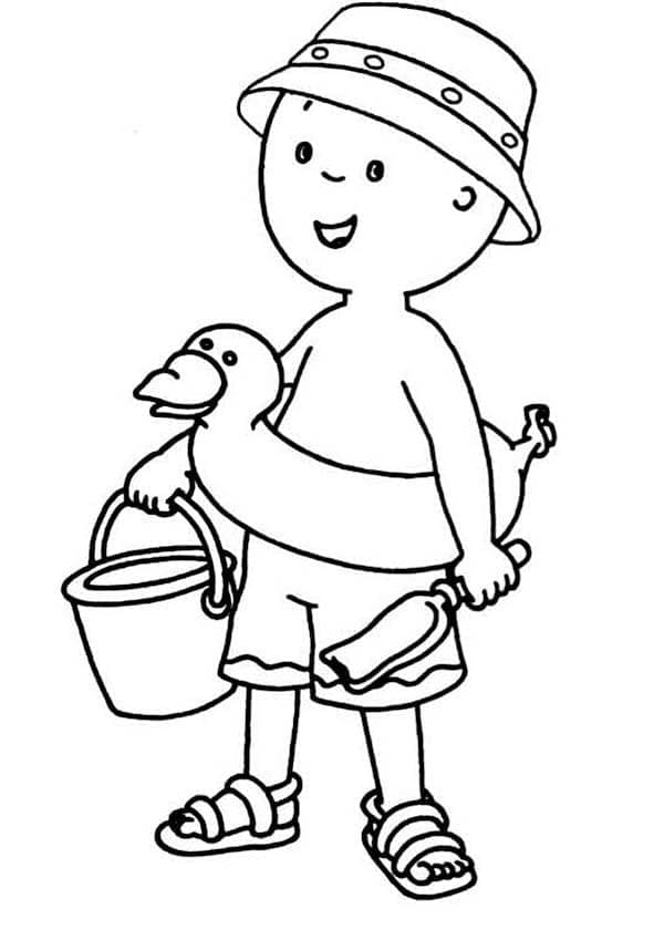 Fise de colorat cu Caillou de colorat p31