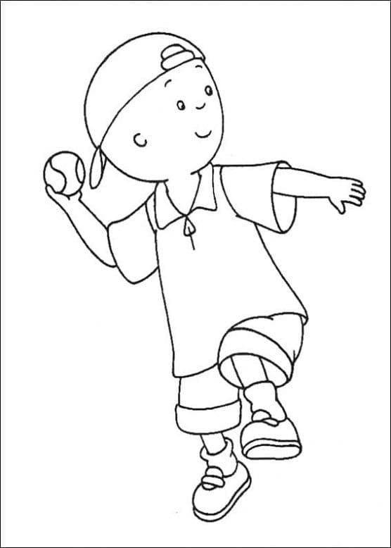 Fise de colorat cu Caillou de colorat p35
