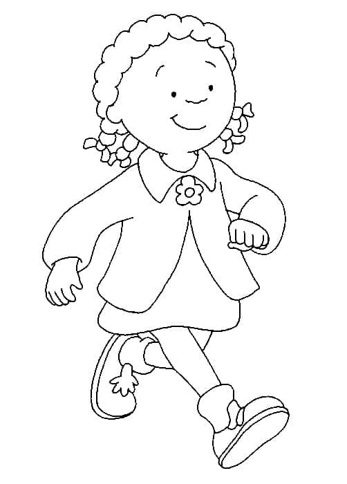 Fise de colorat cu Caillou de colorat p40