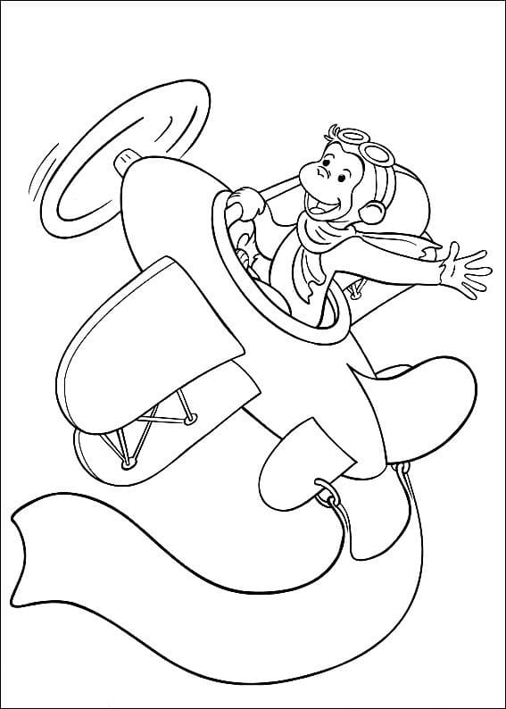 Curiosul george de colorat p18