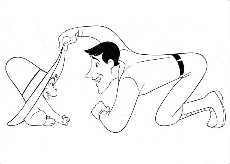 Curiosul george de colorat p23