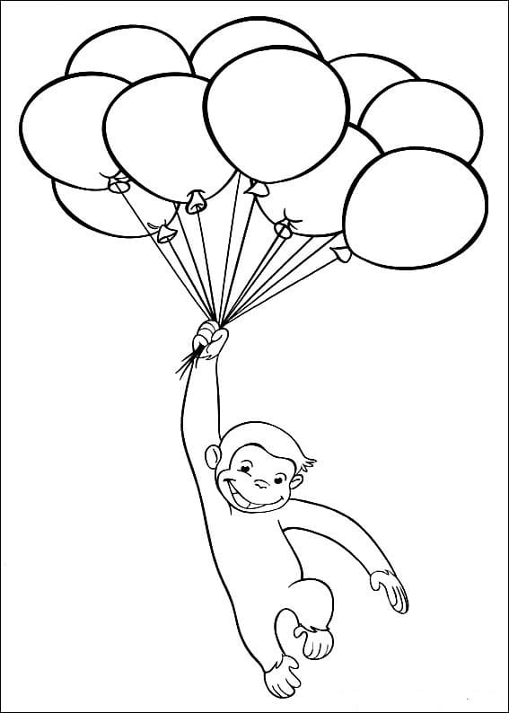 Curiosul george de colorat p28