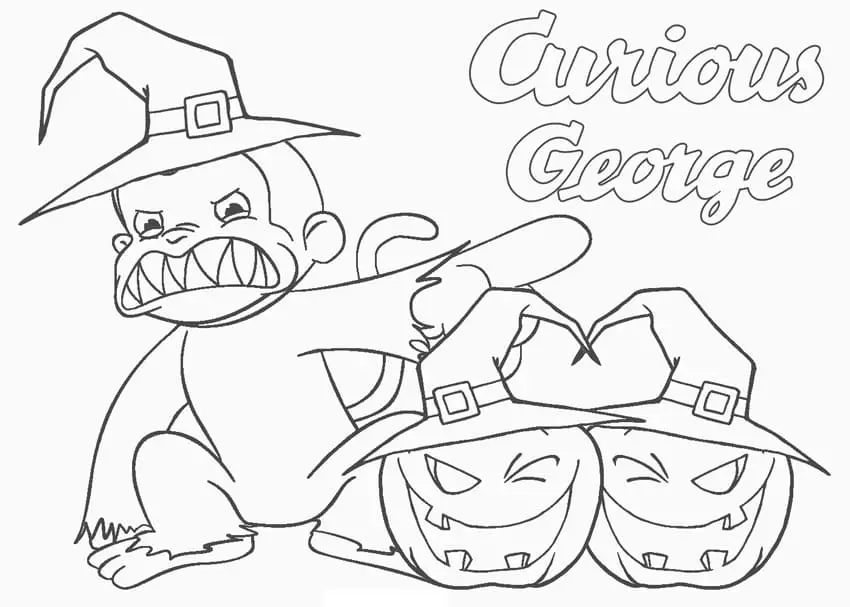Curiosul george de colorat p33