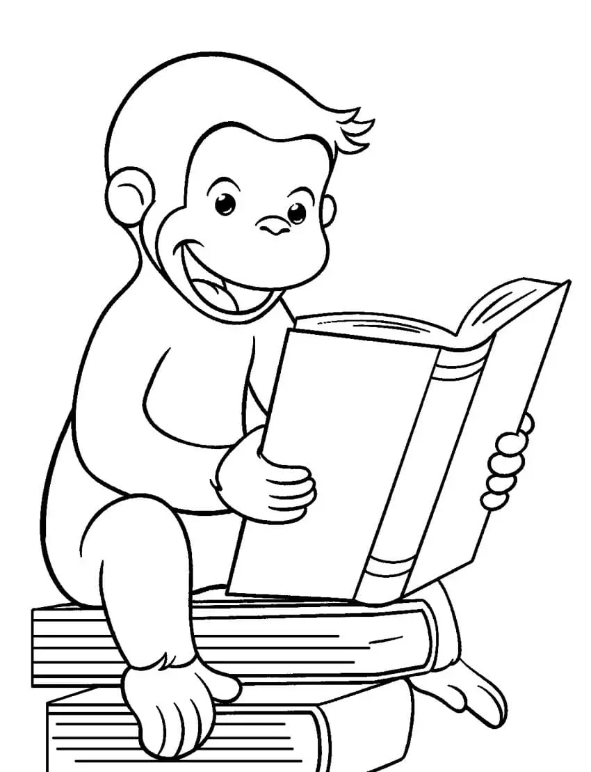 Curiosul george de colorat p35